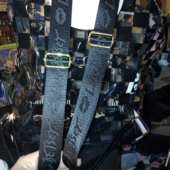 Betsey Johnson clear backpack nwot - Picture 2 of 4